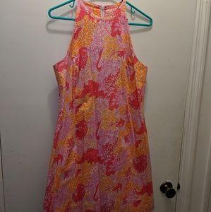 Lilly Pullitzer Monkey,Lion,Elephant Print Dress